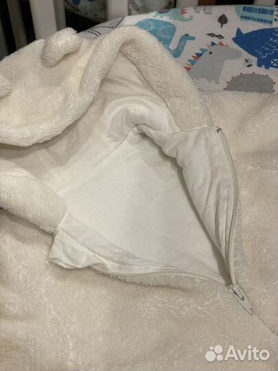 Комбинезон пушистый для новорожденного