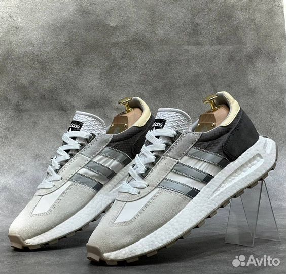 Adidas retropy E5 светло-серые черн разм. 45