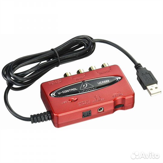 Behringer UCA 222 U-C USB, внешняя звуковая карта