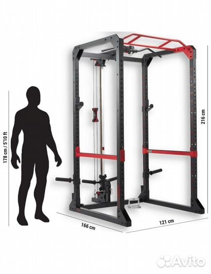 Силовая рама для жима и приседа новая в упаковке