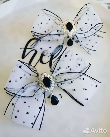 Бант на заколке