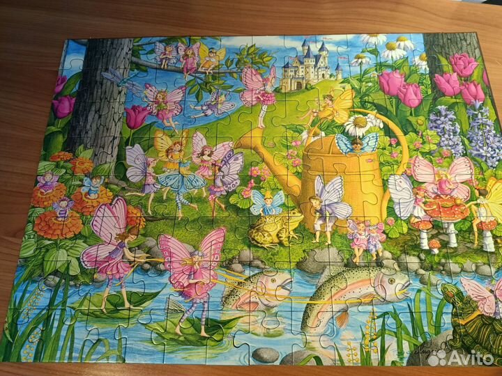 Пазлы ravensburger 100, деревянные 93