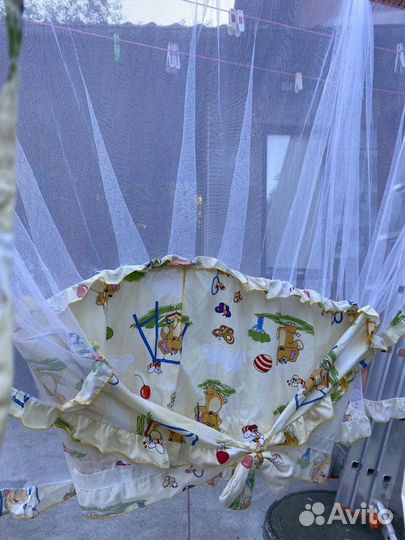 Балдахин и москитная сетка на детскую кроватку