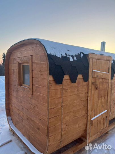 Бани-бочки квадро в наличии