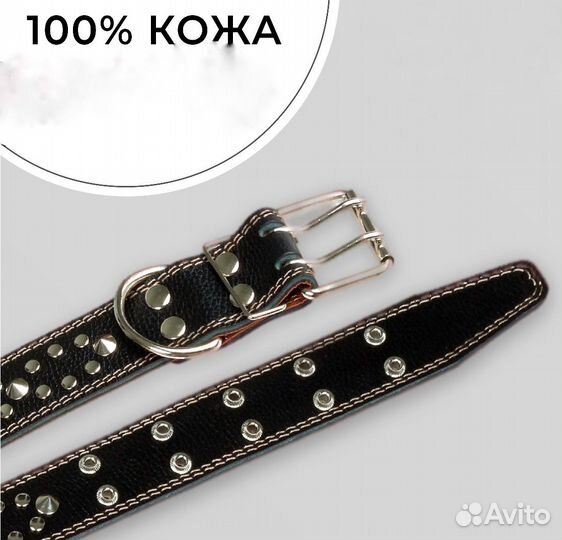 Ошейник кожаный для собак