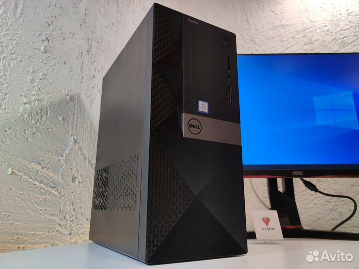 Компактный Офисный Пк: Core i5 7400, 8GB,SSD 480GB