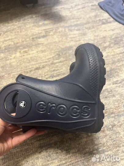 Сапоги Crocs c8, сандали котофей 23, 24