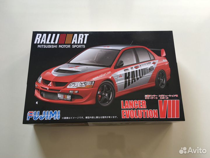 Сборная модель mitsubishi lancer 1/24