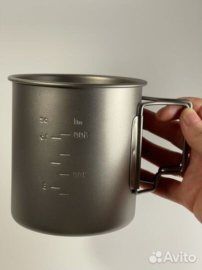 Титановая туристическая кружка, ложка, посуда