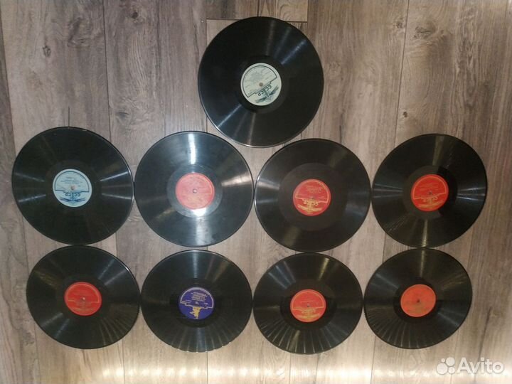 Грампластинки 13 штук