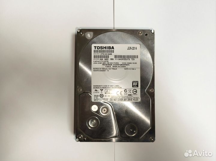 HDD Toshiba 2TB
