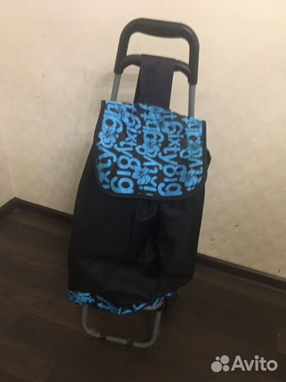 Сумка тележка на колесиках хозяйственная