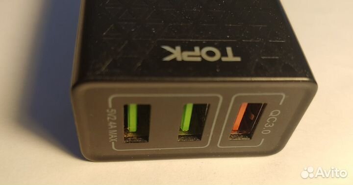 Зарядное устройство для смартфона 3xUSB QC 3.0