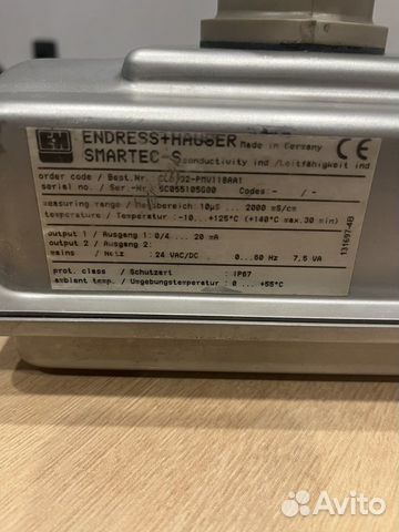 Кондуктометр Endress+Hauser объявление продам