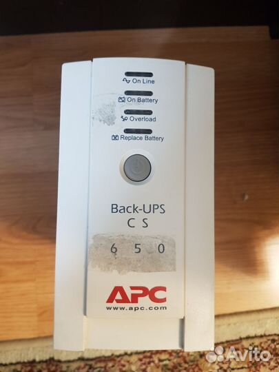 Ибп apc back ups cs 650 не рабочий