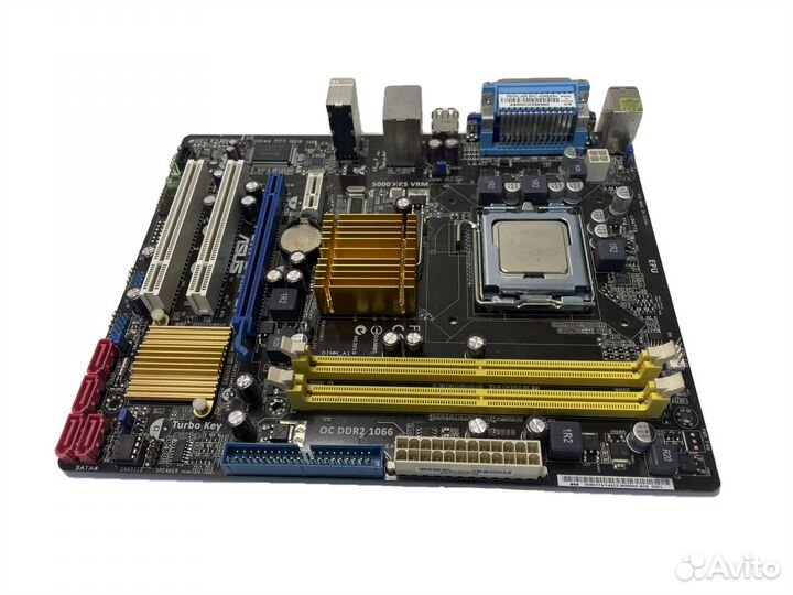 Материнская плата Asus P5KPL-AM Soc-775 mATX б/у