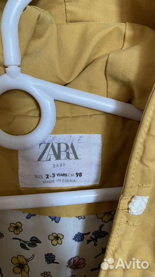 Ветровка для девочки zara 98