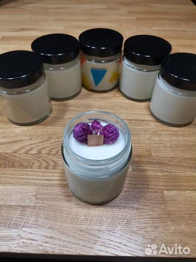 Ароматизированные свечи с деревянным фитилем