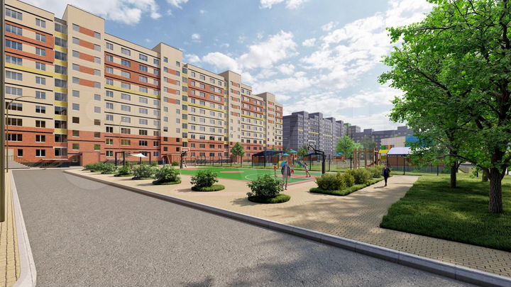 2-к. квартира, 57,6 м², 1/10 эт.