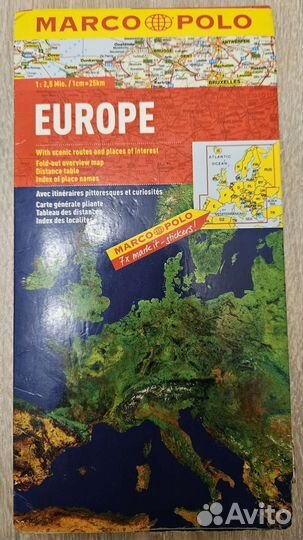 Карта европы