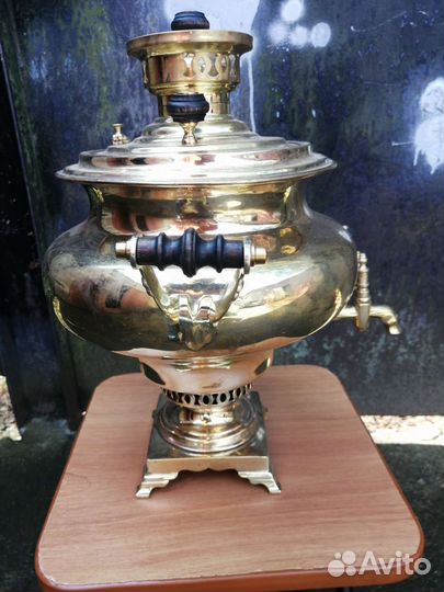Самовар 3 литра Репа гладкая