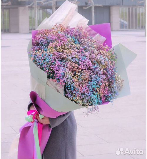 Композиции из гипсофилы с бесплатной доставкой