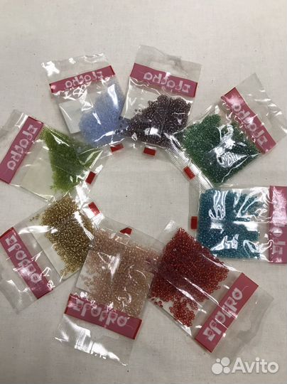 Бисер стеклярус