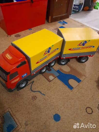 Фура с прицепом