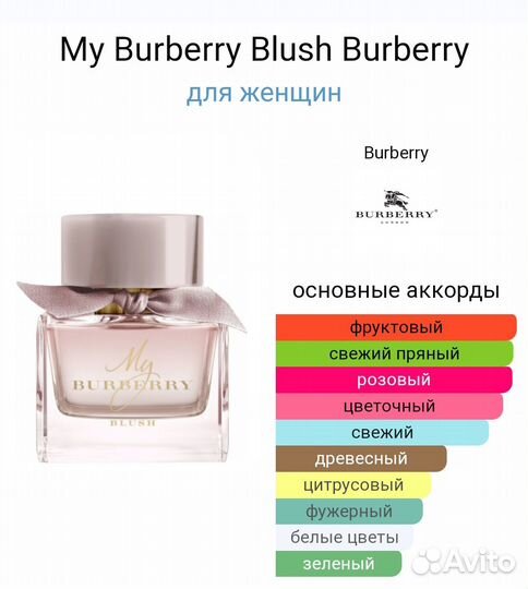 My Burberry blush женский парфюм 90ml