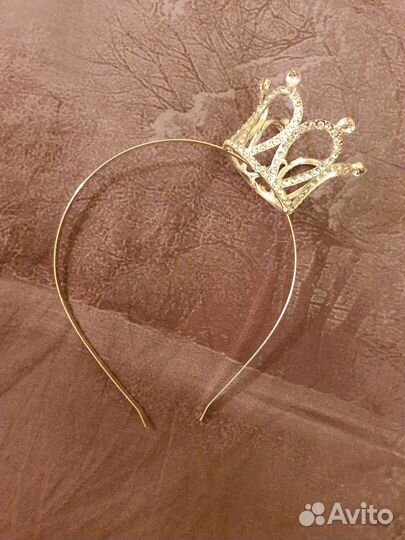 Маскарадный костюм (накидка и корона) принцессы