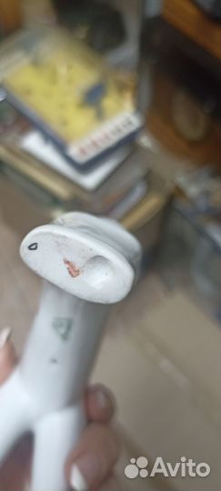 Статуэтка козёл гжель СССР с заводскими дефектами