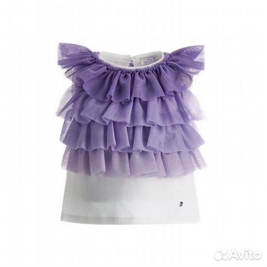 Original Marines топ (белый с лавандовым), р. 9/10