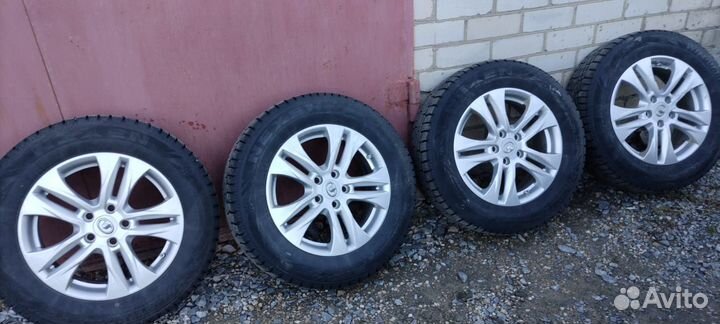 Литые диски R17 с зимней резиной 225х65