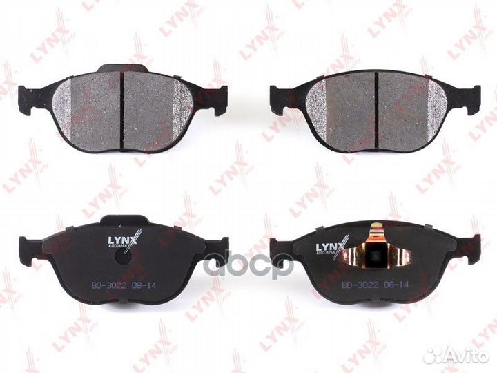 Колодки тормозные дисковые перед BD3022 LYN
