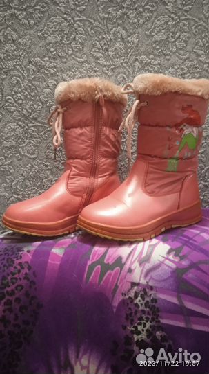 Сапожки детские для девочек