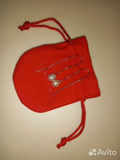 Серьги с жемчугом Sunlight