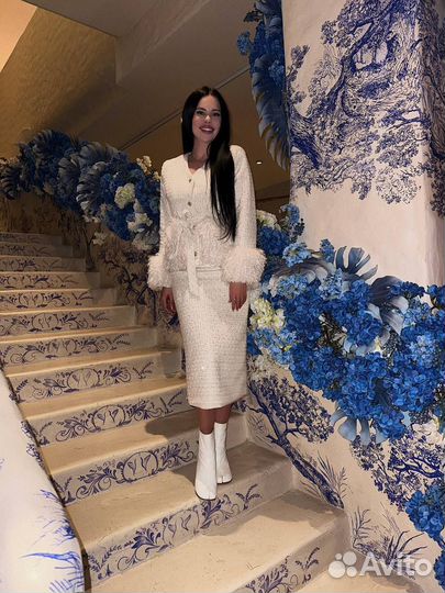 Твидовый костюм двойка