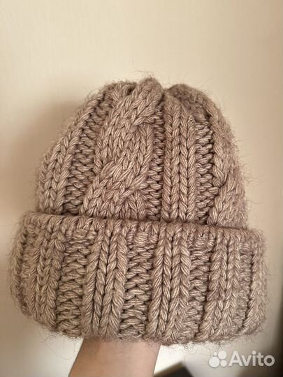 Шапка зимняя женская шерстяная