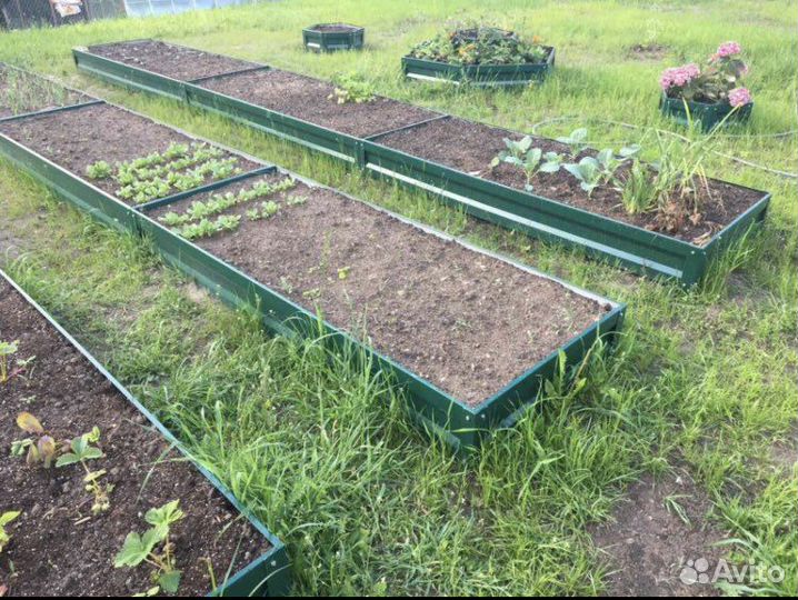 «Усиленная грядка» с полимерным покрытием