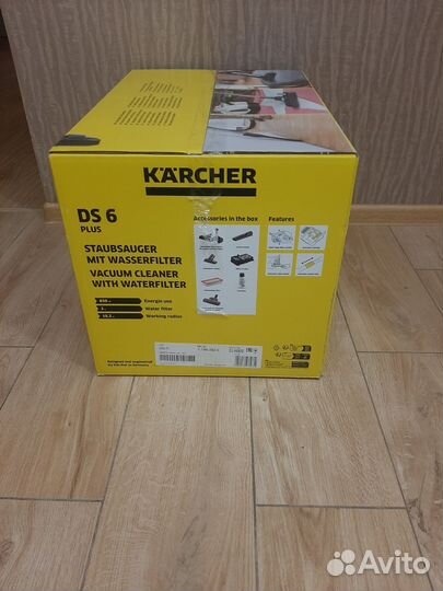 Пылесос с аквафильтром Karcher DS 6 Plus (1.195-25