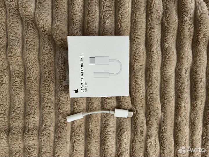 Переходник apple с type-c на 3.5MM