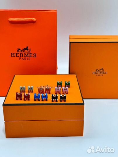 Серьги hermes