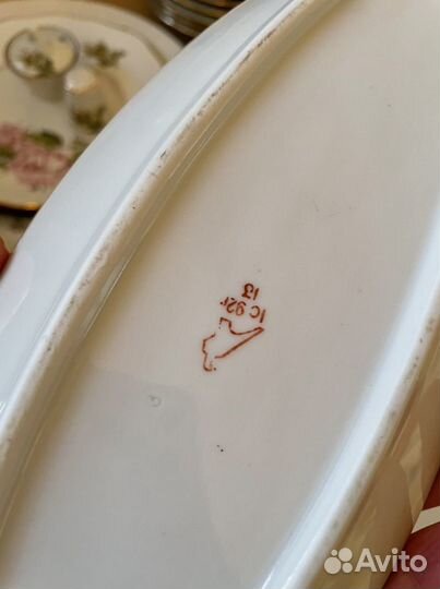 Столовый сервиз фарфор