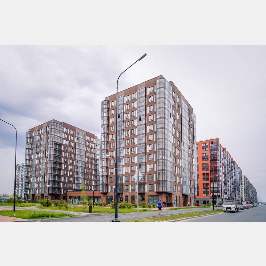 1-к. квартира, 39 м², 2/12 эт.