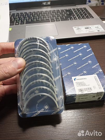 Вкладыши коренные двигатель Polo Sedan, Rapid