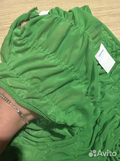 Платье сетка topshop ьуника пляжная s m