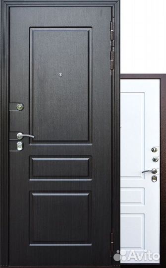 Входная стальная дверь Кондор Честер софттач белый