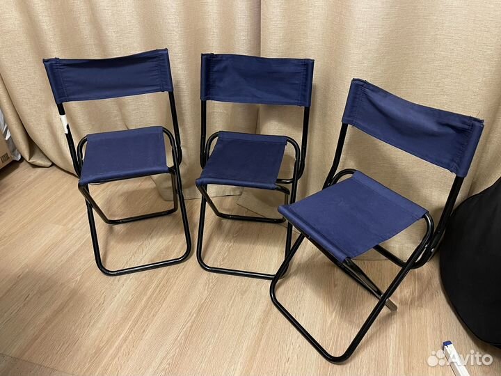 Стул складной туристический со спинкой