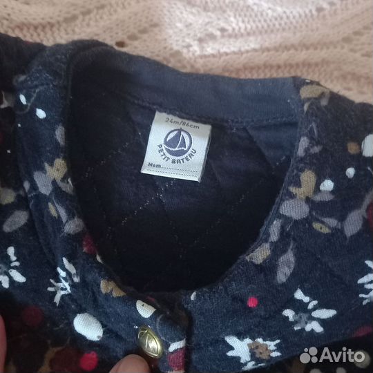 Petit bateau стёганое платье