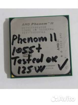 Процессор amd phenom ii x6 1055t tdp 125 w